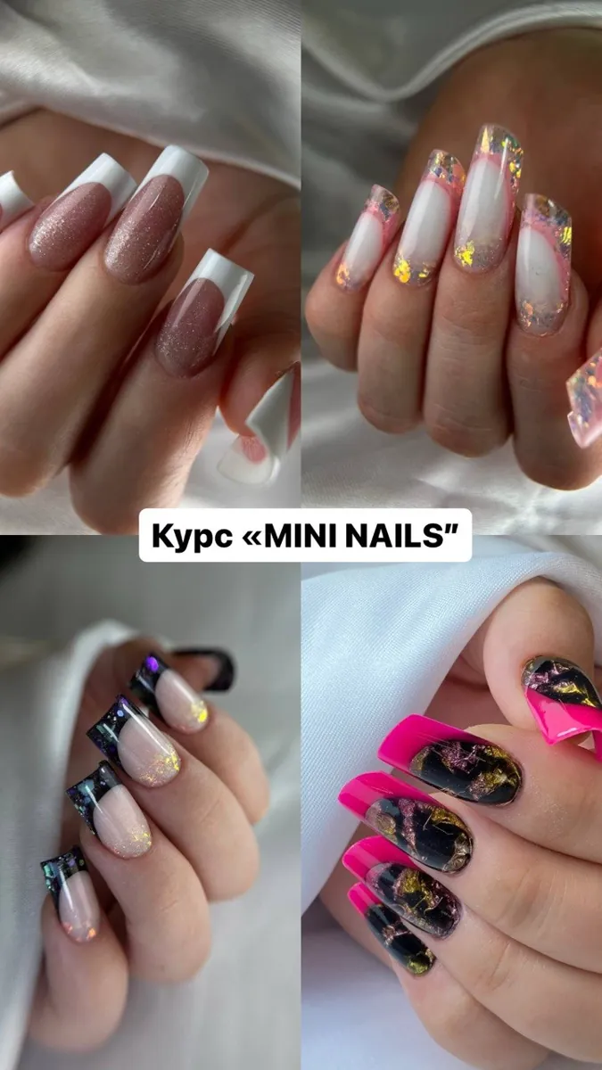 Работы выпускниц курса MINI NAILS